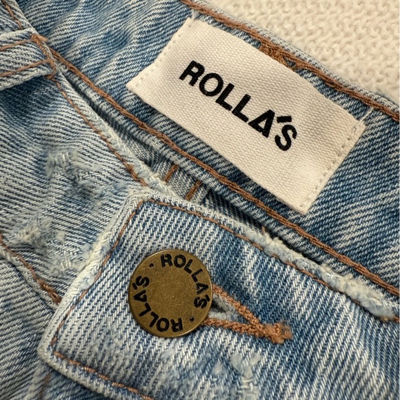 Rollas Jean Shorts Size 24 - Picture 5 of 8